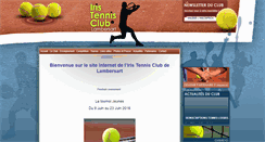 Desktop Screenshot of iris-tennis-club.com